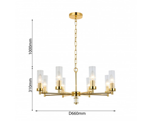Сделать заказ Подвесная люстра Favourite 2673-8P| VIVID-LIGHT.RU