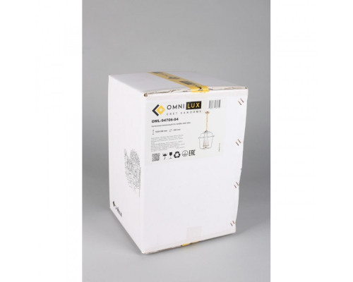 Купить Подвесная люстра Omnilux OML-94706-04| VIVID-LIGHT.RU