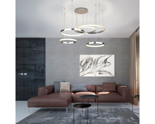 Купить Подвесная люстра Eurosvet 90275/5 хром Smart| VIVID-LIGHT.RU