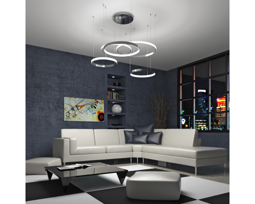 Купить Подвесная люстра Eurosvet 90275/5 хром Smart| VIVID-LIGHT.RU