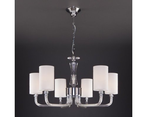 Оформить заказ Подвесная люстра Eurosvet 60112/6 хром| VIVID-LIGHT.RU