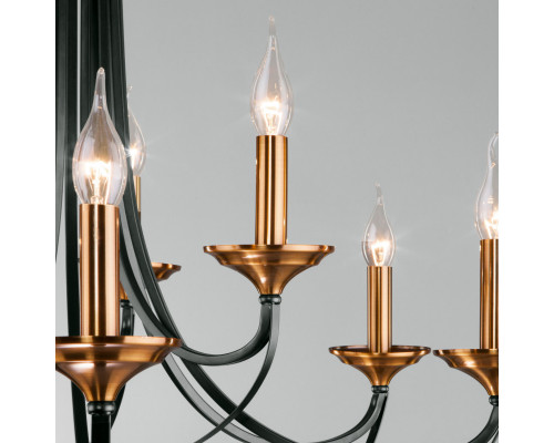 Купить Подвесная люстра Eurosvet 60098/9 черный| VIVID-LIGHT.RU