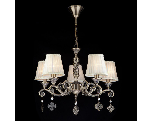 Оформить заказ Подвесная люстра Eurosvet 60042/5 античная бронза| VIVID-LIGHT.RU