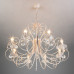Оформить заказ Подвесная люстра Eurosvet 3305/8 белый с золотом/прозрачный хрусталь Strotskis| VIVID-LIGHT.RU