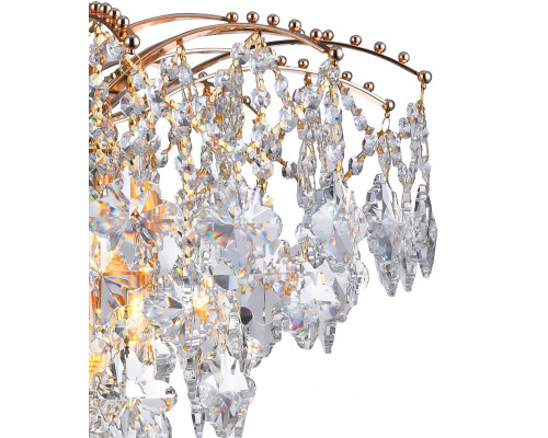 Купить Подвесная люстра Natali Kovaltseva MORGANA 81426/6C GOLD| VIVID-LIGHT.RU