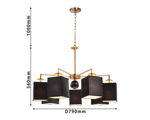 Сделать заказ Подвесная люстра Favourite 2822-7P| VIVID-LIGHT.RU