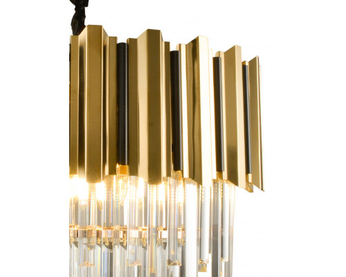 Заказать Подвесная люстра Natali Kovaltseva DELTA II 81449/8C GOLD| VIVID-LIGHT.RU