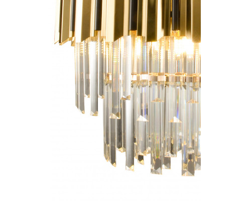 Заказать Подвесная люстра Natali Kovaltseva DELTA II 81449/8C GOLD| VIVID-LIGHT.RU