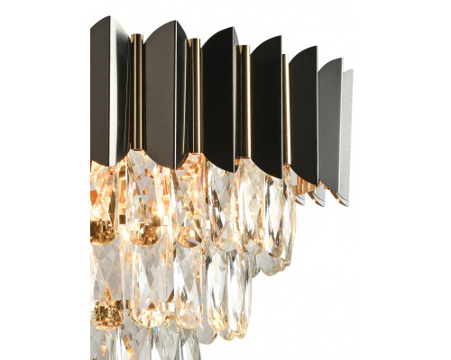 Купить Подвесная люстра Natali Kovaltseva DARIAN II 81448/8C GOLD BLACK| VIVID-LIGHT.RU