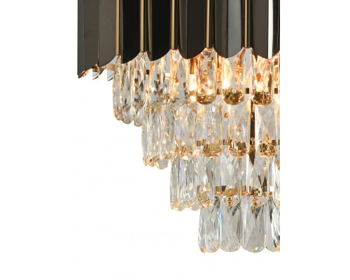 Купить Подвесная люстра Natali Kovaltseva DARIAN II 81448/8C GOLD BLACK| VIVID-LIGHT.RU