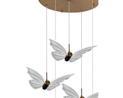 Заказать Подвесная люстра Natali Kovaltseva LED LAMPS 81365 GOLD| VIVID-LIGHT.RU