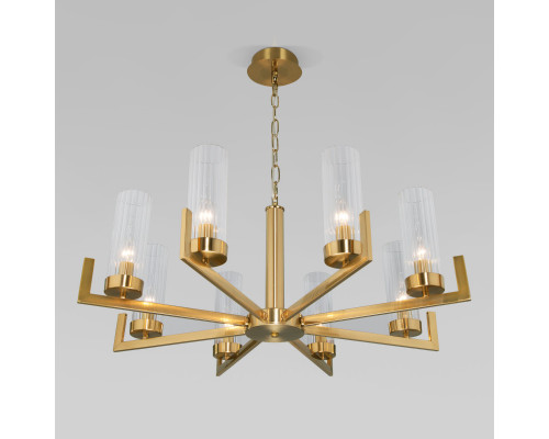 Заказать Подвесная люстра Eurosvet 60133/8 латунь| VIVID-LIGHT.RU
