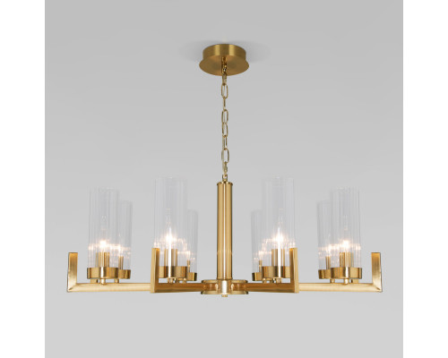 Заказать Подвесная люстра Eurosvet 60133/8 латунь| VIVID-LIGHT.RU