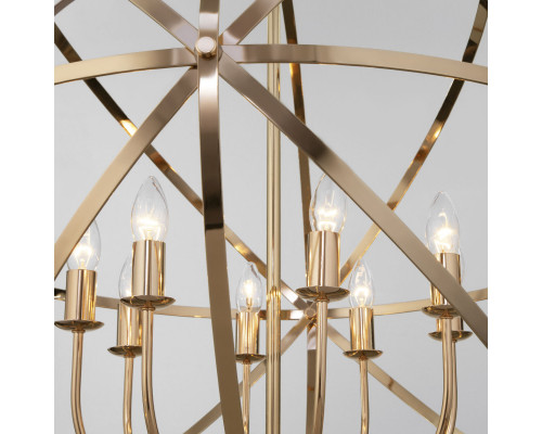 Оформить заказ Подвесная люстра Eurosvet 60139/8 золото| VIVID-LIGHT.RU