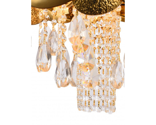 Сделать заказ Подвесная люстра Natali Kovaltseva VALENCIA 91009/6C GOLD| VIVID-LIGHT.RU