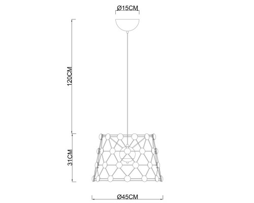 Заказать Подвесная люстра Divinare 1609/02 SP-48| VIVID-LIGHT.RU