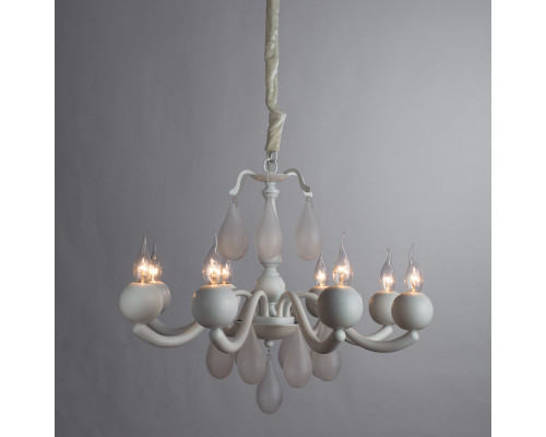 Купить Подвесная люстра ARTE Lamp A3229LM-8WH| VIVID-LIGHT.RU