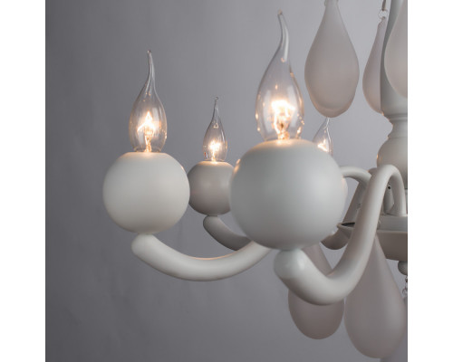 Купить Подвесная люстра ARTE Lamp A3229LM-8WH| VIVID-LIGHT.RU