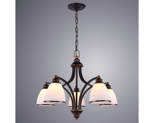 Заказать Подвесная люстра ARTE Lamp A9518LM-5BA| VIVID-LIGHT.RU
