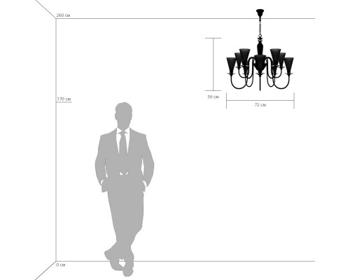 Сделать заказ Подвесная люстра Lightstar 780100| VIVID-LIGHT.RU