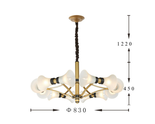 Сделать заказ Подвесная люстра Favourite 2549-12P| VIVID-LIGHT.RU