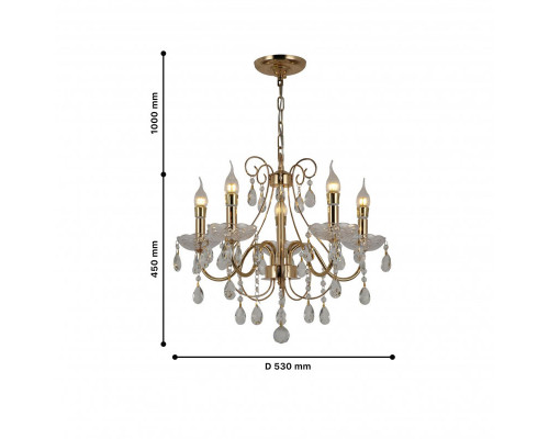 Сделать заказ Подвесная люстра F-Promo 2574-5P| VIVID-LIGHT.RU