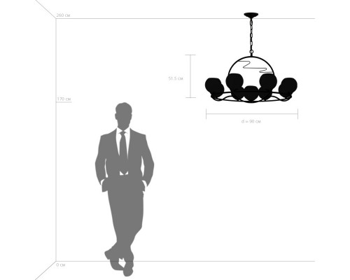 Сделать заказ Подвесная люстра Lightstar 762097| VIVID-LIGHT.RU