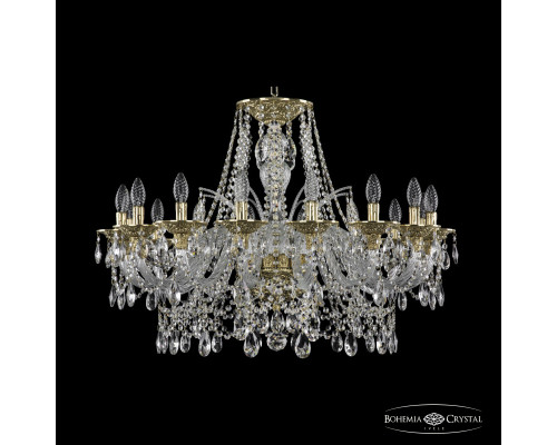 Купить Подвесная люстра Bohemia Ivele Crystal 16111/16/300 G| VIVID-LIGHT.RU