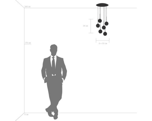 Купить Подвесная люстра Lightstar 815260| VIVID-LIGHT.RU