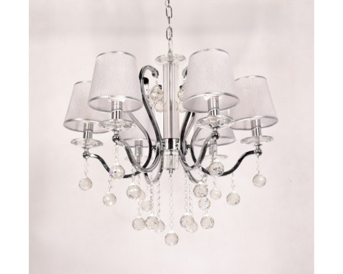Купить Подвесная люстра Lumina Deco LDP 8033-6 SL| VIVID-LIGHT.RU