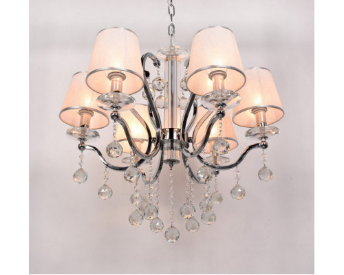 Купить Подвесная люстра Lumina Deco LDP 8033-6 SL| VIVID-LIGHT.RU