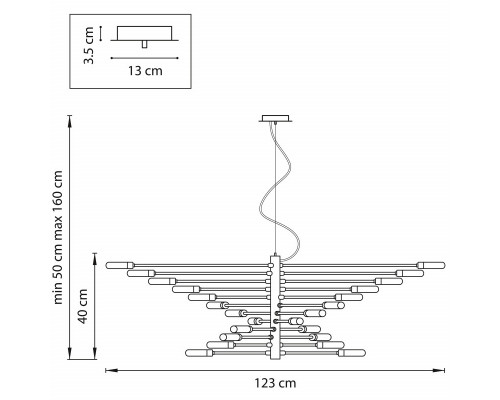Оформить заказ Подвесная люстра Lightstar 733247| VIVID-LIGHT.RU