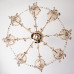 Сделать заказ Подвесная люстра Eurosvet 10025/8 золото/тонированный хрусталь Strotskis| VIVID-LIGHT.RU