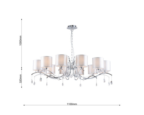 Купить Подвесная люстра Favourite 2866-12P| VIVID-LIGHT.RU