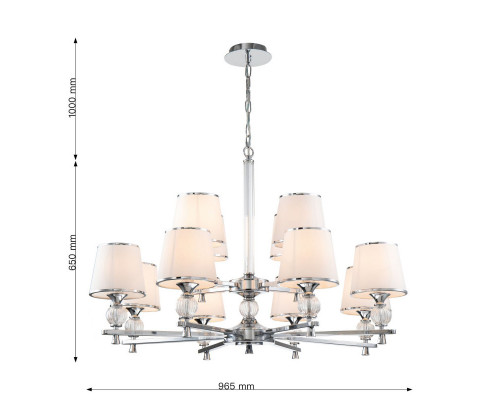 Заказать Подвесная люстра Favourite 2873-12P| VIVID-LIGHT.RU