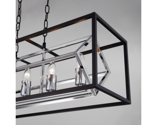 Купить Подвесная люстра Eurosvet 70122/5 черный| VIVID-LIGHT.RU