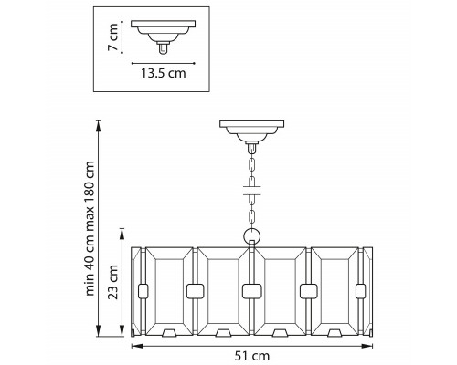 Оформить заказ Подвесная люстра Lightstar 713267| VIVID-LIGHT.RU