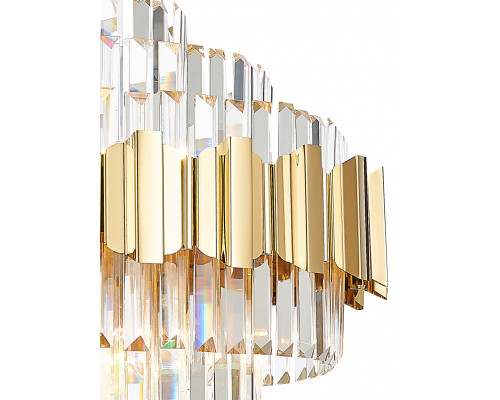 Заказать Подвесная люстра Natali Kovaltseva RUBY 81442/10C GOLD| VIVID-LIGHT.RU