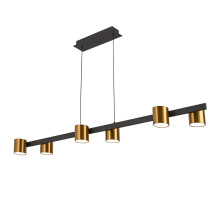 Подвесная люстра Natali Kovaltseva LED LAMPS 81129/6C BRASS BLACK