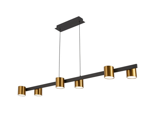 Сделать заказ Подвесная люстра Natali Kovaltseva LED LAMPS 81129/6C BRASS BLACK| VIVID-LIGHT.RU