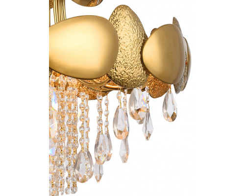 Оформить заказ Подвесная люстра Natali Kovaltseva VALENCIA 91009/8C GOLD| VIVID-LIGHT.RU