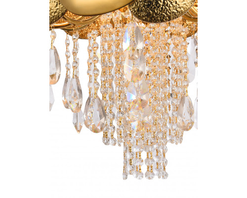 Оформить заказ Подвесная люстра Natali Kovaltseva VALENCIA 91009/8C GOLD| VIVID-LIGHT.RU
