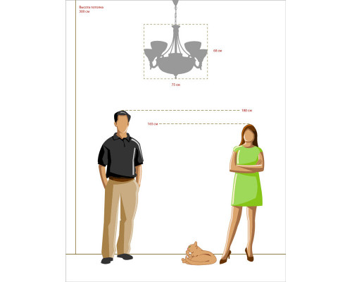 Сделать заказ Подвесная люстра MW-Light 317010708| VIVID-LIGHT.RU
