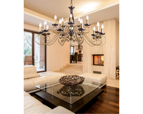 Сделать заказ Подвесная люстра 1148-15P Favourite| VIVID-LIGHT.RU