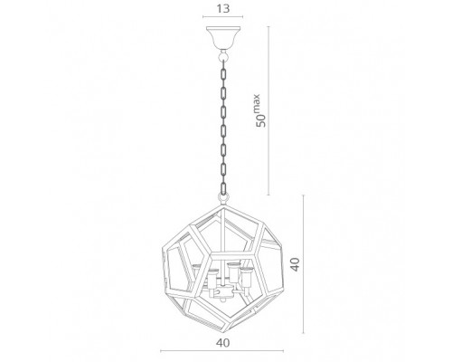 Заказать Подвесная люстра Divinare 2020/04 SP-4| VIVID-LIGHT.RU