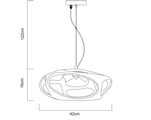 Оформить заказ Подвесная люстра ARTE Lamp A3003SP-3RD| VIVID-LIGHT.RU