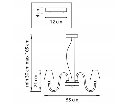 Сделать заказ Подвесная люстра 760086 Lightstar| VIVID-LIGHT.RU
