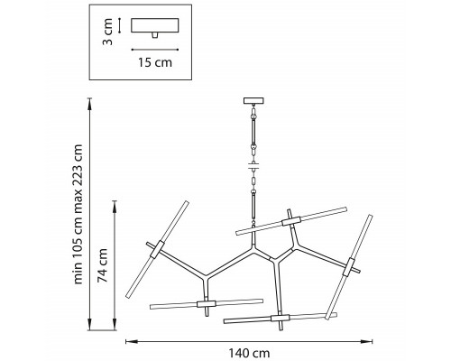 Купить Подвесная люстра Lightstar 742107| VIVID-LIGHT.RU