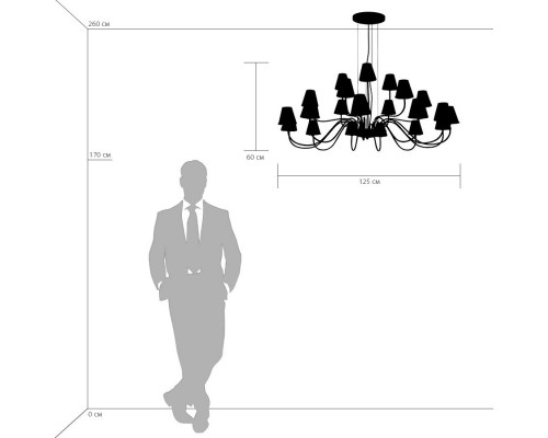 Сделать заказ Подвесная люстра Lightstar 758212| VIVID-LIGHT.RU