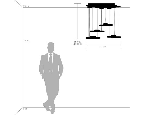 Сделать заказ Подвесная люстра Lightstar 750263| VIVID-LIGHT.RU